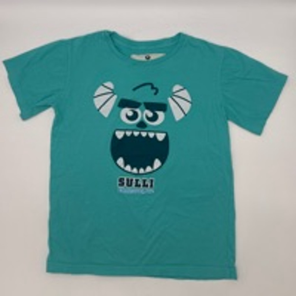 Boys Goo Si Monsters Inc. Sulley T-shirt Size M Teal